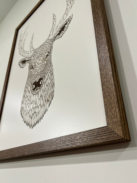 Daire Engraved Wood Wall Art