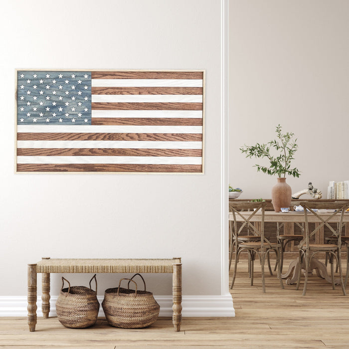 American Flag Wood Wall Art