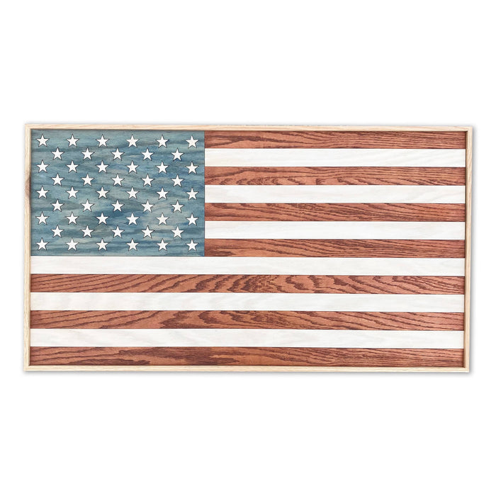 American Flag Wood Wall Art