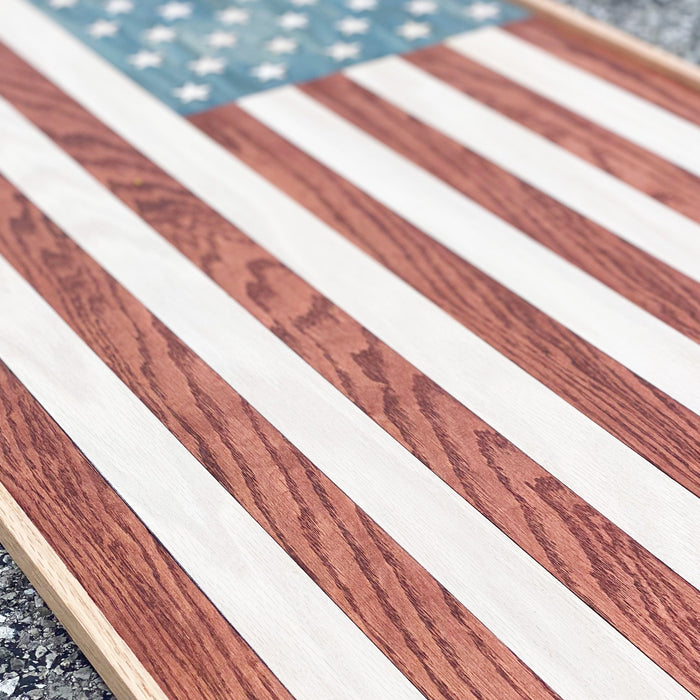 American Flag Wood Wall Art