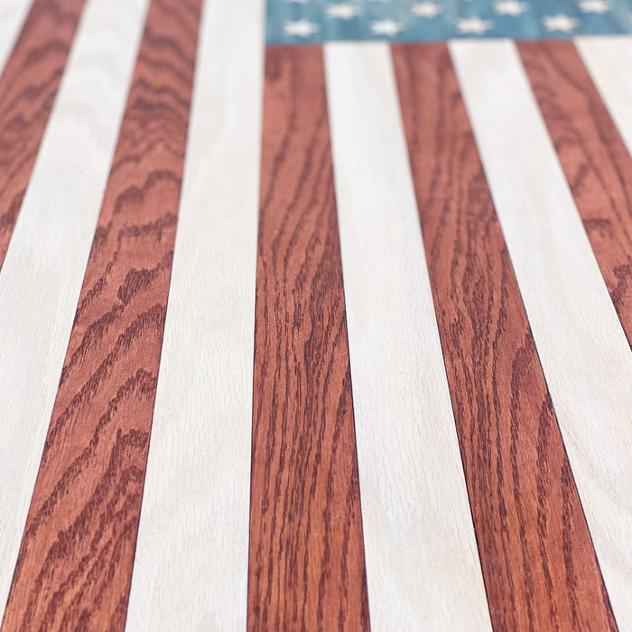 American Flag Wood Wall Art