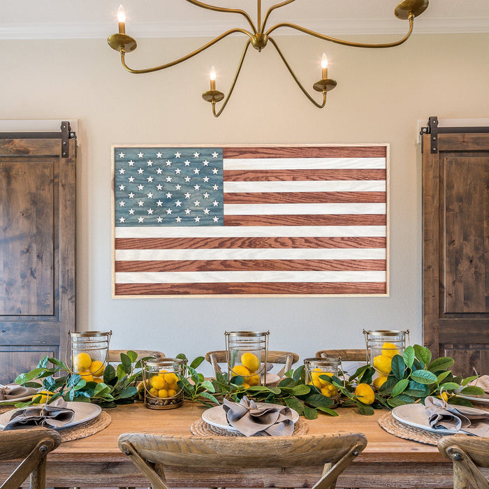 American Flag Wood Wall Art