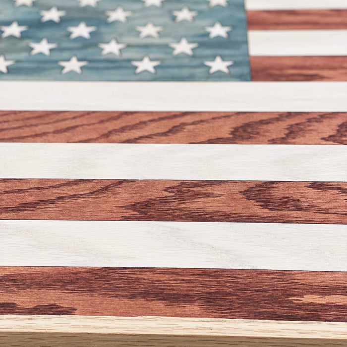American Flag Wood Wall Art