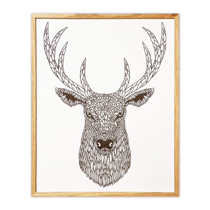 Daire Engraved Wood Wall Art