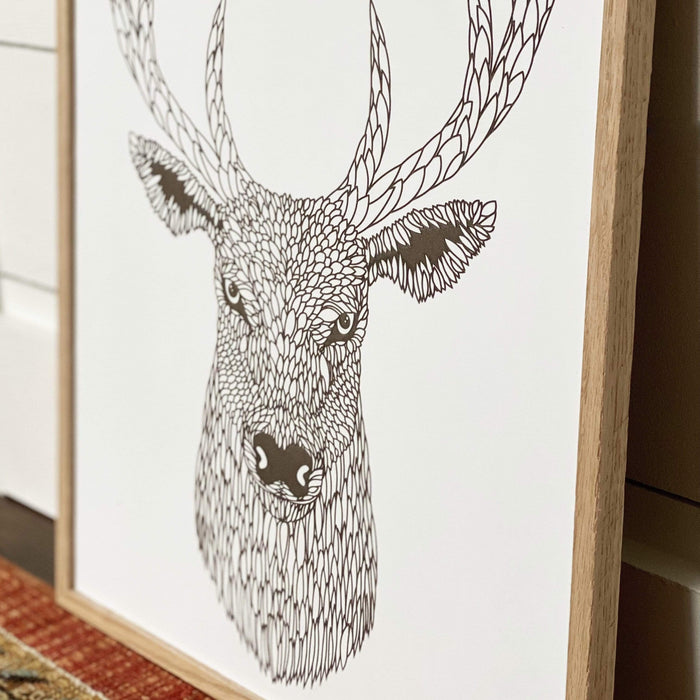 Daire Engraved Wood Wall Art