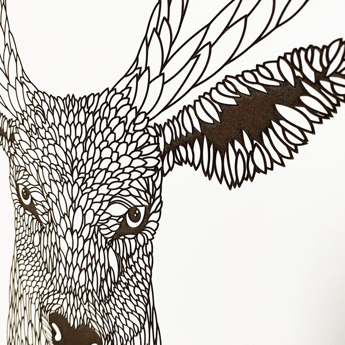 Daire Engraved Wood Wall Art