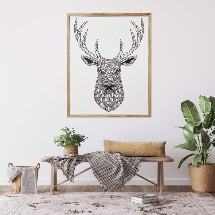 Daire Engraved Wood Wall Art