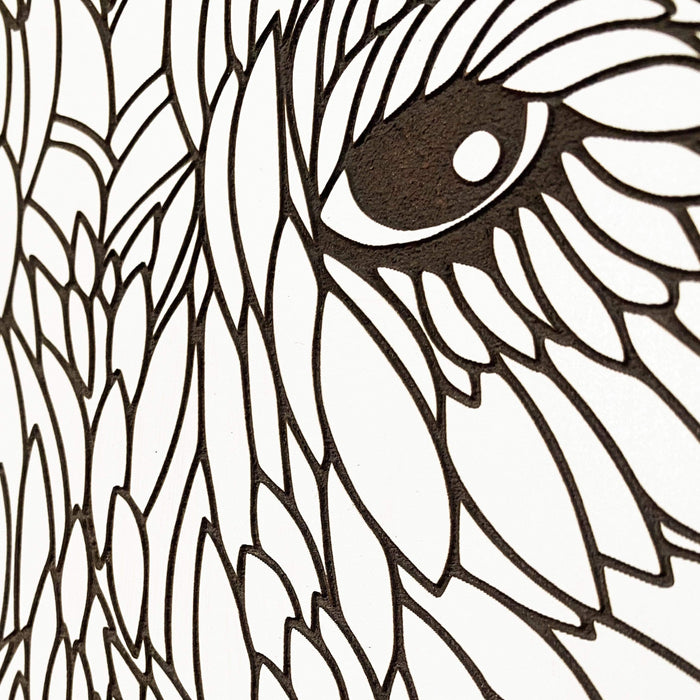Daire Engraved Wood Wall Art