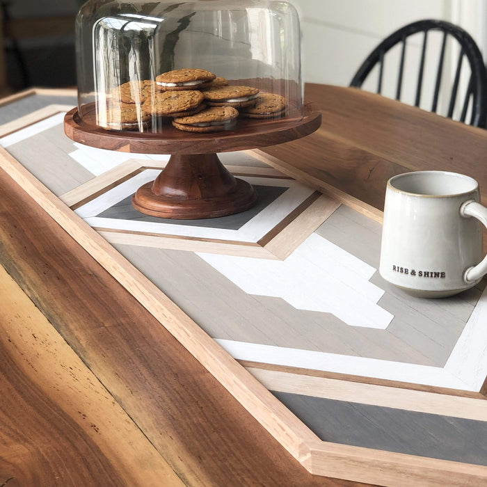 Denali Table Centerpiece & Wood Wall Hanging - Birch & Buffalo