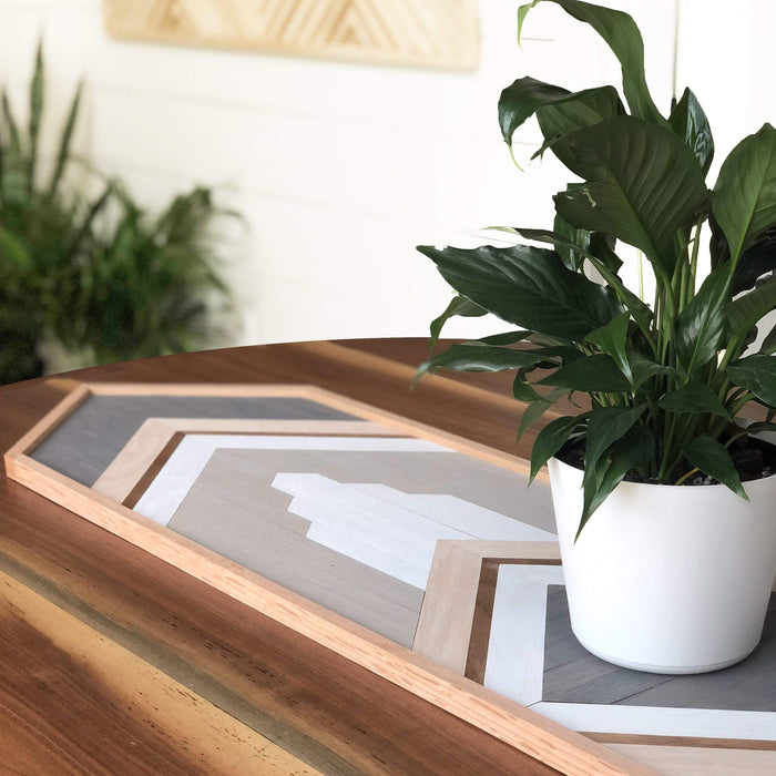 Denali Table Centerpiece & Wood Wall Hanging - Birch & Buffalo
