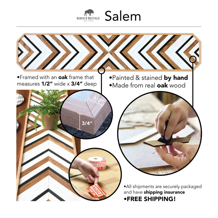 Salem Table Centerpiece & Wood Wall Hanging