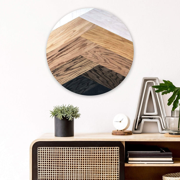 Sierra Round Wood Wall Art - Birch & Buffalo
