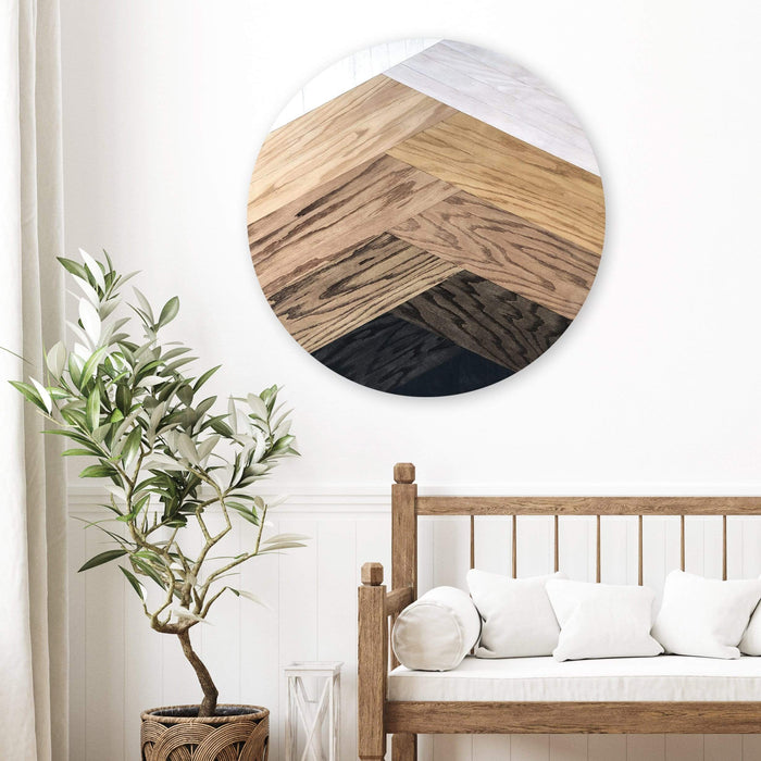 Sierra Round Wood Wall Art - Birch & Buffalo