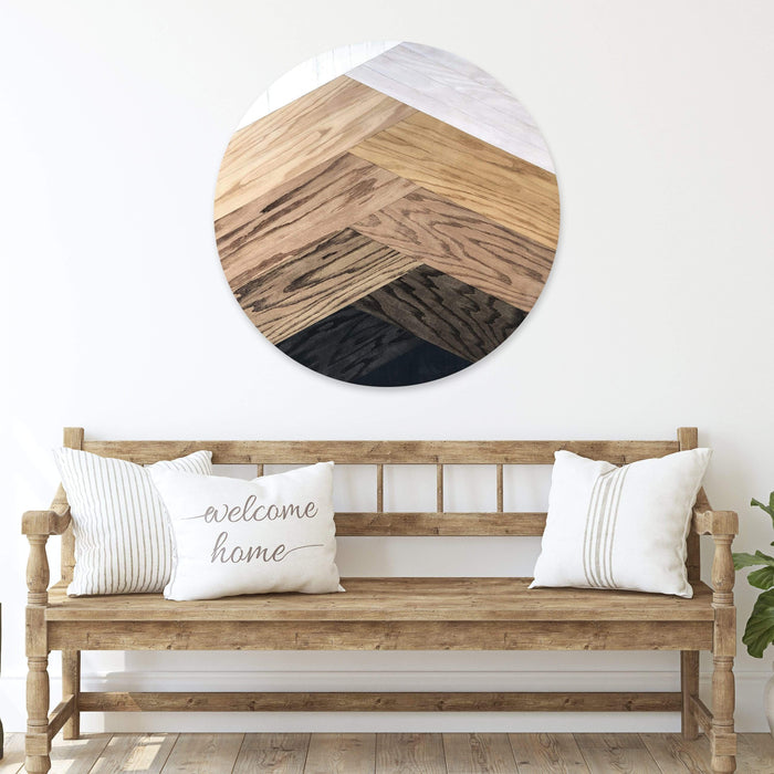 Sierra Round Wood Wall Art - Birch & Buffalo